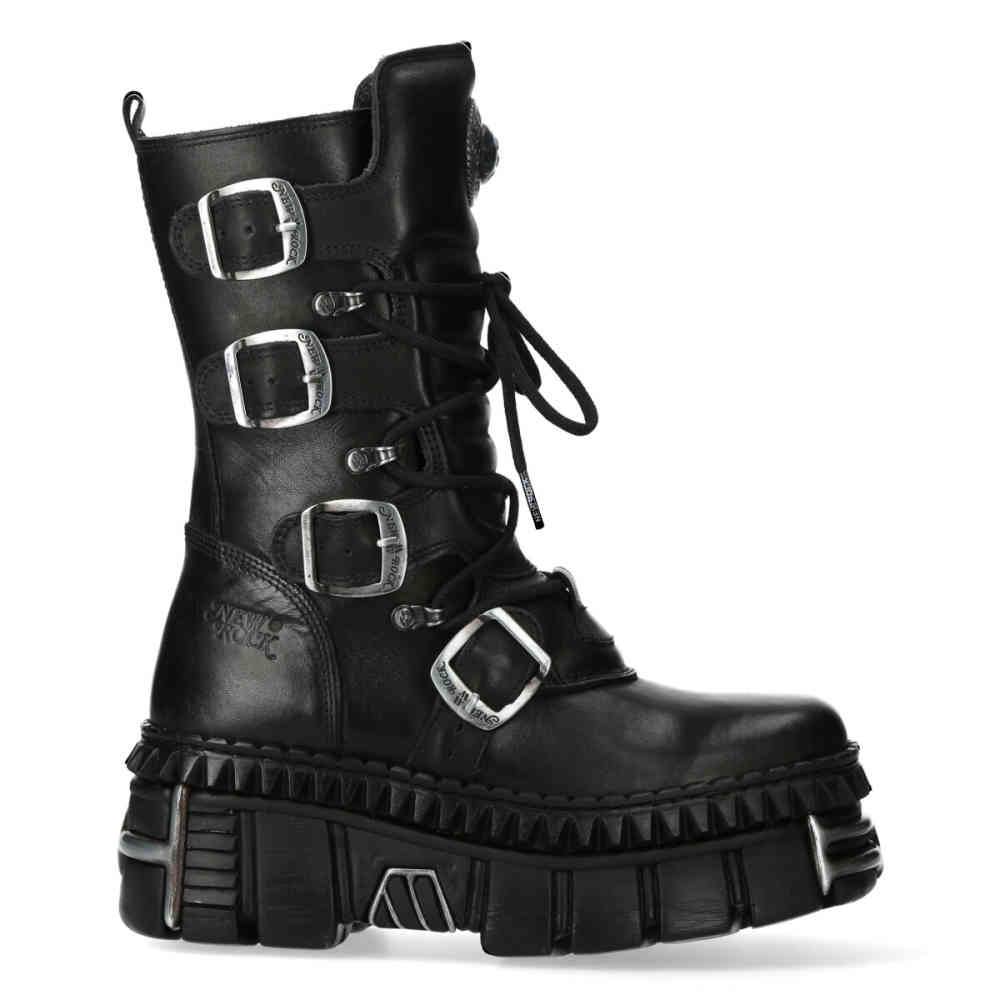 New Rock - MWALL1473S8 Bottes de plateforme - Noir Product image